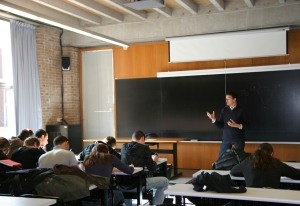 Geography lesson at the University of Girona