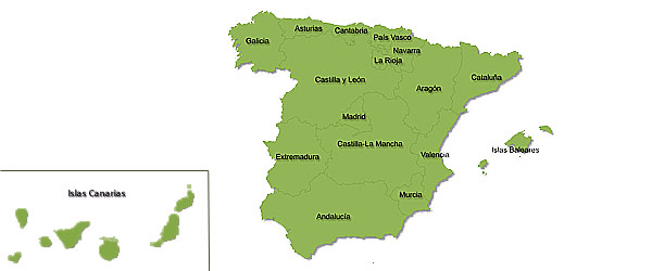 España y sus regiones